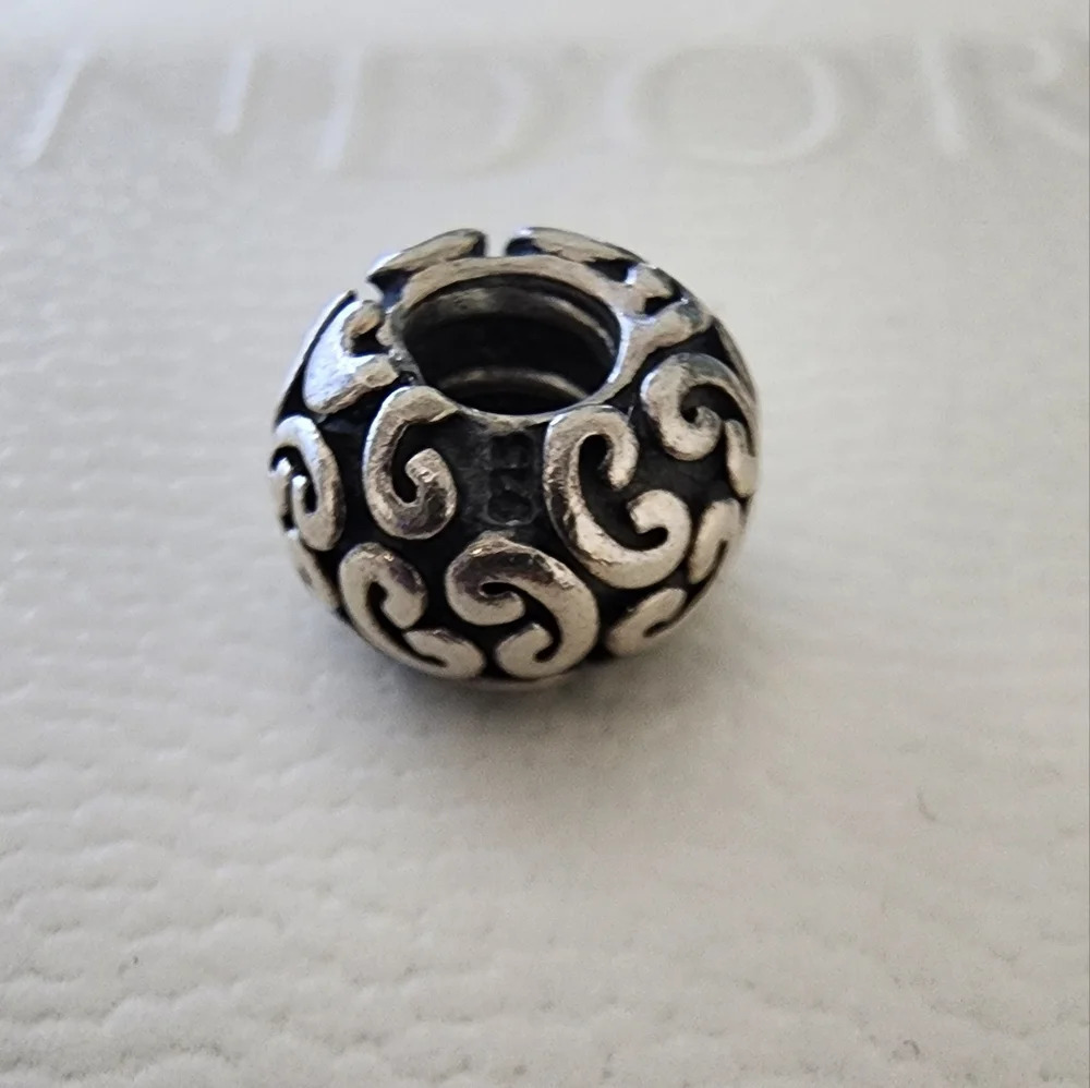 AUTHENTIC PANDORA STERLING FEELING GROOVY - Picture 4 of 6